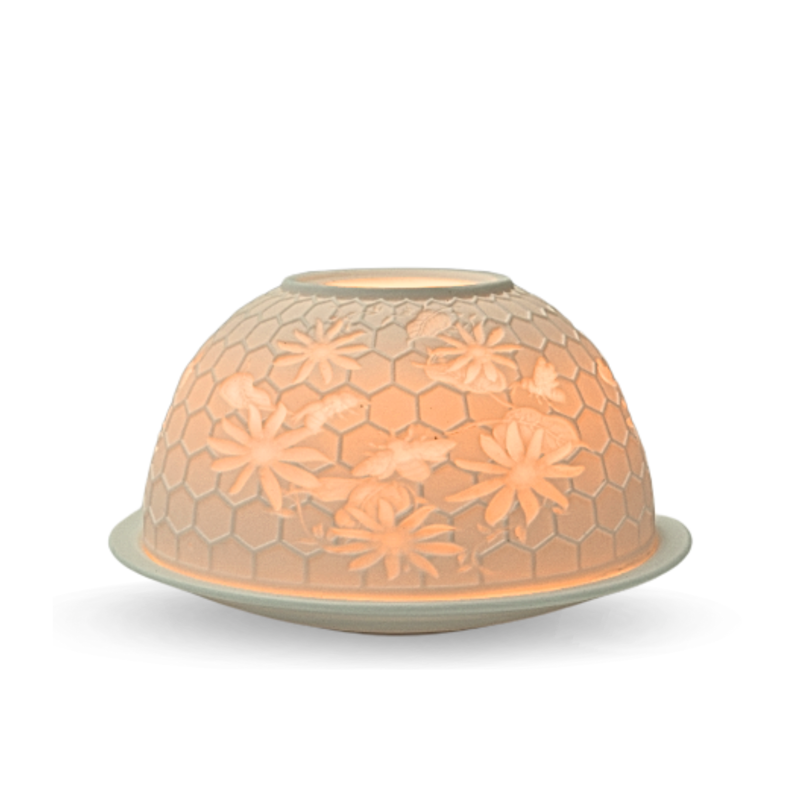 FÖRNÖJA Floral Reverie Lithophane Votive Light（Ethereal Petal）